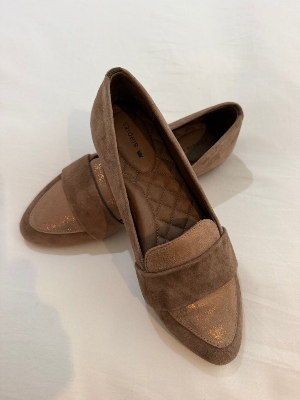 Birdies The Starling Suede Loafers Size 5 Like New
